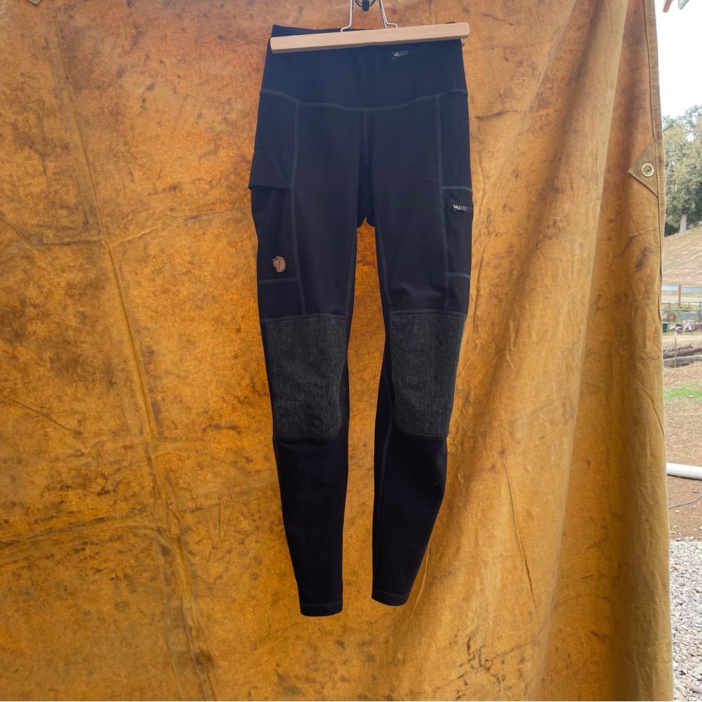 black xs ABISKO TREKKING TIGHTS W fjallraven
